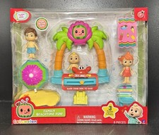 CoComelon Family Beach Time Fun Playset - Features JJ, Tomtom  YoYo New In Box