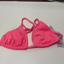Wild Fable Pink Bikini Top Size Extra Large Removable Pads NEW