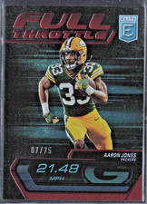 2024 Donruss Elite Full Throttle Red 07/75 #15 Aaron Jones - Green Bay - MINT