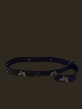 Black Butterfly Studded Belt XL/XG