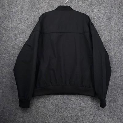 VINTAGE Munsingwear 1886 Harrington Jacket Men XL Black Full Zip