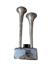 Hadley Dual Double Trumpet Air Horns 13471 For Trucks With Mount 15 Hadley Dual Double Trumpet Air Horns 13471 For Trucks With Mount 15