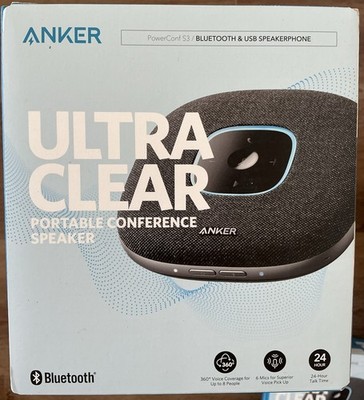 ANKER Ultra Clear Portable Conference Speakerphone A3301Z11 - NEW Factory Sealed