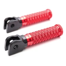 CNC POLE Front Rider Footpegs Red For Z1000 SX / NINJA 1000 SX 14 15 16