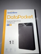 UnionSine DataPocket 1TB External Hard Drive USB 3.0 – Model HD2510 – Factory Se