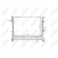 1X NRF RADIATOR ENGINE COOLING FOR BMW 17002246010 NEW