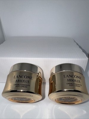 2 X Lancome Absolue Creme Fondante Soft Cream 0.5 oz /15 ML each NEW