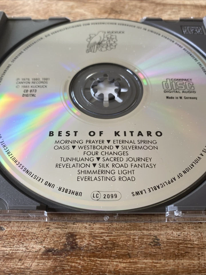 Kitarō - Best Of Kitaro CD, 1985, Best-Of - Bild 4 von 4