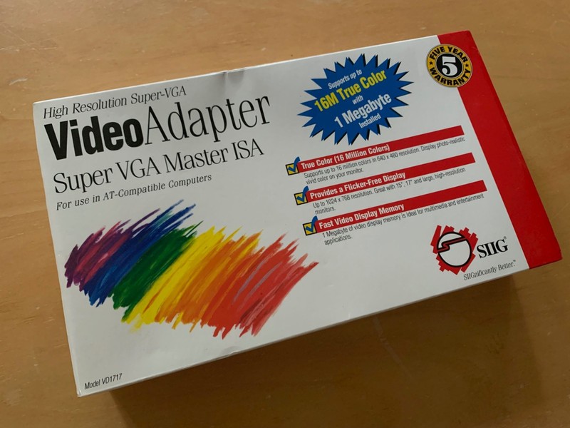 Super VGA Master Graphics Card (ISA, NOS)