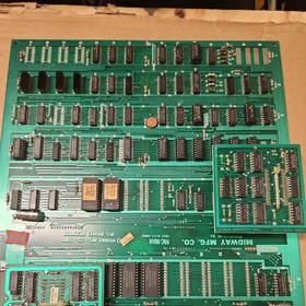 Untested  Ms Pac-Man arcade Video GAME PCB BOARD C4a