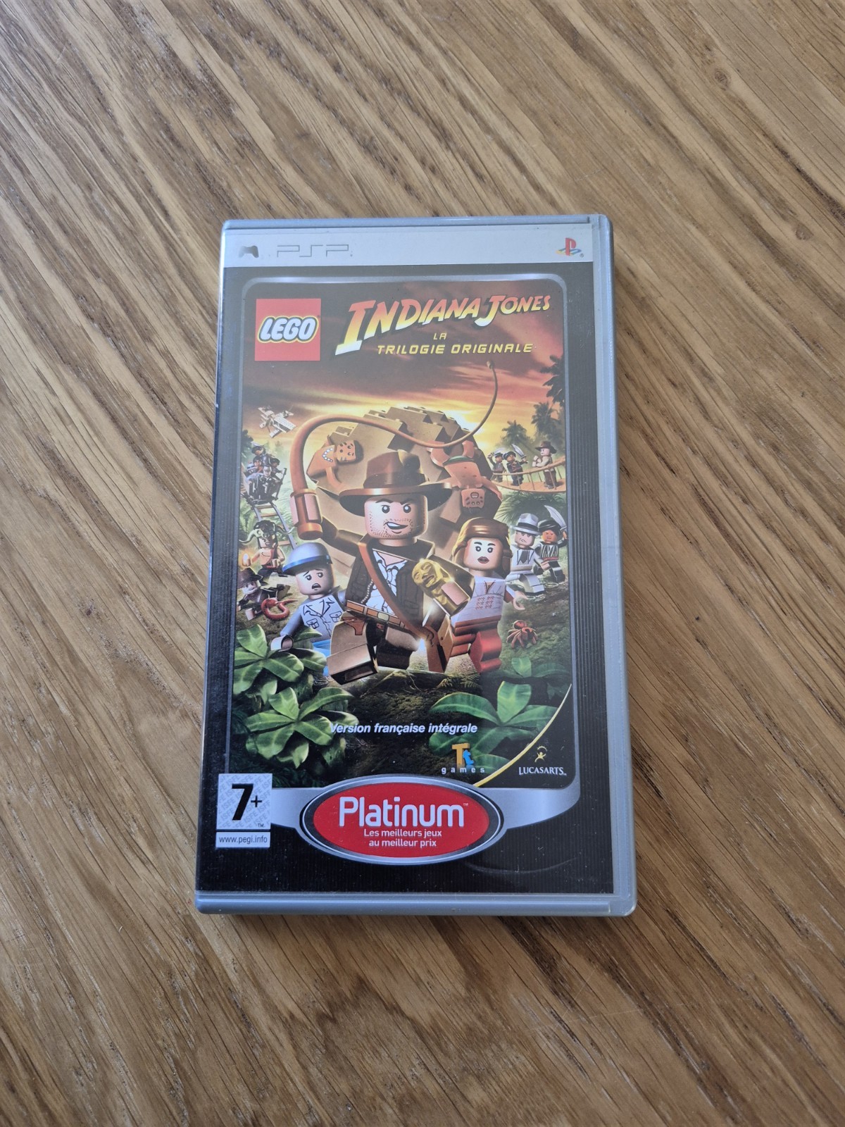 Jeu Lego Indiana Jones La Trilogie Originale Platinum Sony PSP Complet Fr