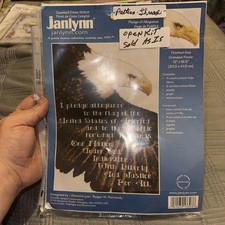Janlynn Counted Cross Stitch Kit 013-0303 Dated 2003 NIP EAGLE