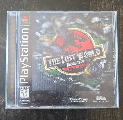 Lost World: Jurassic Park (Sony PlayStation 1, 1997) Black Label PS1 CIB JP