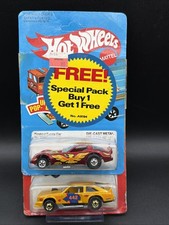 1982 Hot Wheels SPECIAL PACK A9194 #3250 RED FIREBIRD FUNNY CAR & FLAT OUT 442