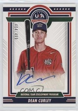 2022 Panini USA Baseball Stars & Stripes Blue Ink 404/499 Dean Curley Auto n5h