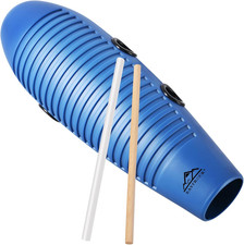 Guiro Instrument 3.9"X13" Fish Shaped Latin Percussion Instrument with 2 Scraper