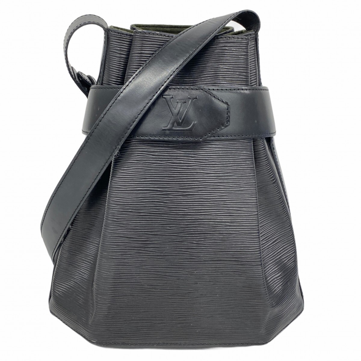Louis Vuitton Shoulder Bag Epi Sac de Port PM M80157 Noir Used Ladies From Japan