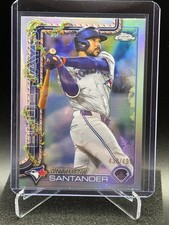 Anthony Santander 2025 Topps Holiday Chrome Refractor #436/499 - Blue Jays