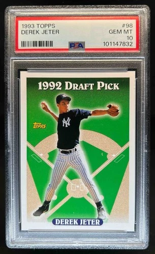 1993 Topps Derek Jeter Rookie RC #98 Yankees PSA 10