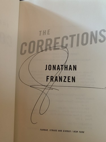 The Corrections by Jonathan Franzen Autographed. - Picture 2 of 3