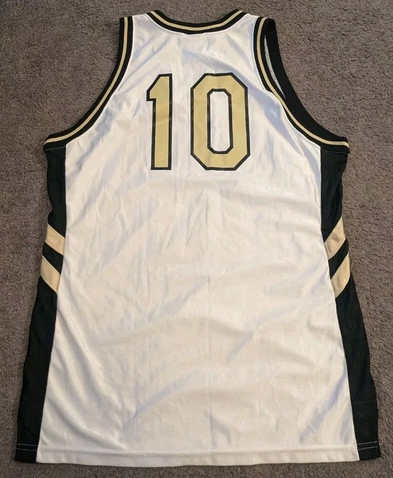 Camiseta deportiva de baloncesto vintage para hombre Rawlings Wake Forest Demon Deacons hecha en EE. UU. Foto 3 de 4