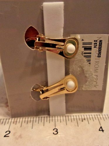 Vintage Nadri filigranes Design Strass Akzent Clip auf Ohrringe - Bild 5 von 8