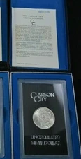 1884 CC Carson City GSA Morgan Silver Dollar with Box/COA Uncirculated