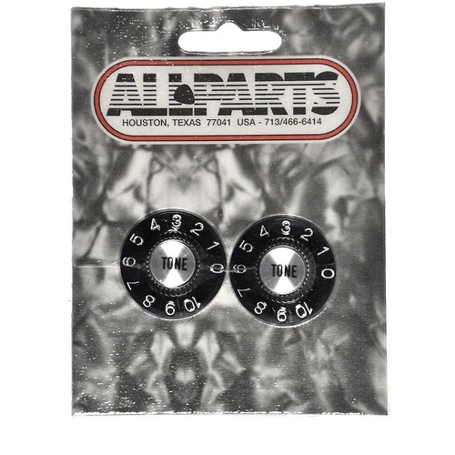 Allparts Witchhat Poti knobs  Tone (2 Pieces)  Black  PK-3242- From Japan