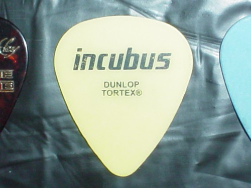 INCUBUS Ben Kenney 2004 Concert Tour GUITAR PICK Megalomaniac Pardon Me Band 