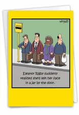 1 Funny Birthday Greeting Card - Birthday Eleanor Rigby (Envelope Included)