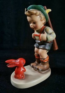 hummel boy with bunnies