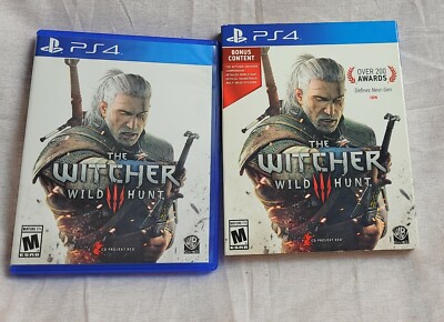 The Witcher III 3 Wild Hunt PlayStation 4 PS4 W/ Soundtrack CD and Compendium 