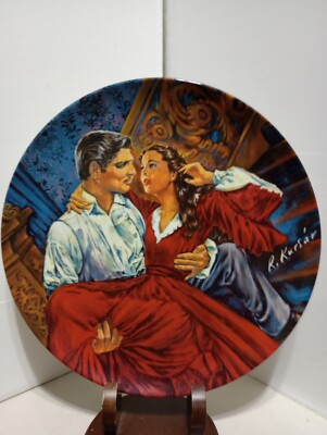 Scarlett & Rhett The Finale Collect Plate #17814f Limited Edition 1986 New/Box