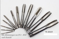Gewindebohrer Baer Gewindeschneider HSSG Handgewindebohrer M1 - M30 Set Metrisch