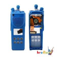 Blue Repair Replacement Housing Case For XTS3000 Model 2 Radio With Speaker