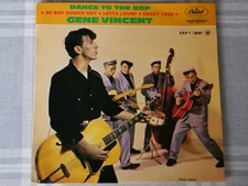 Gene Vincent & His Blue Caps EP - Dance to The Bop - 7" Mono Vinyl EAP1-20387