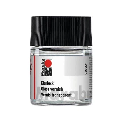 Marabu Klarlack 50 ml farbloser Kunstharzlack wetterfest und lichtecht