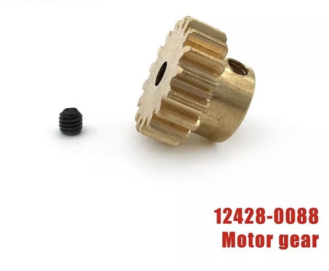 Genuine Spare Part WLtoys 12428 12423 12429 17t Metal Gearbox Pinion