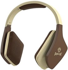 PopClik Jump PRO Headphones in Brown/Beige