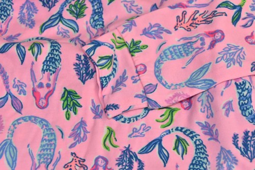 NEW Lilly Pulitzer GIRLS SAMMY PAJAMA SET Pink Blossom Girl Night Out Mermaid 14 - Picture 6 of 9