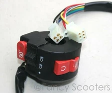 Kill Headlight Start Left handlebar Switch 125cc 110cc Taotao ATV 9 wires 2 plug