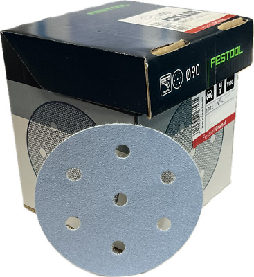 100 FESTOOL Schleifscheiben GRANAT Ø 90 STF D90/6 GR: P100 - P120 - P150 - P500