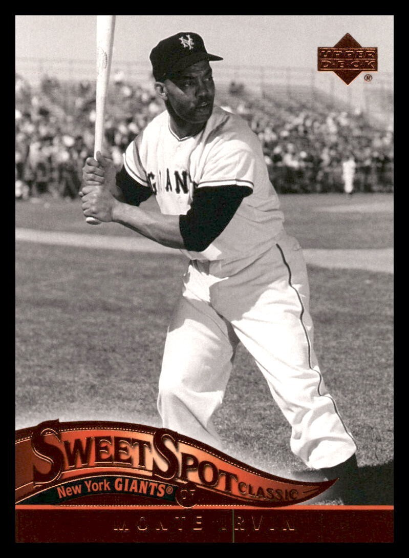 2005 Upper Deck Sweet Spot Classic Baseball Monte Irvin #63