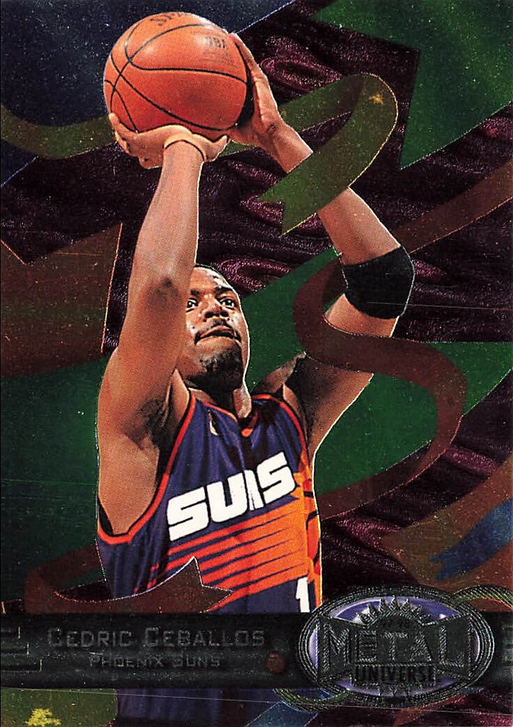 1997 Metal Universe #16 Cedric Ceballos Phoenix Suns
