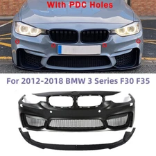 Front Bumper Grille Lip Kit Conversion Kit For 2012-2019 BMW 3 Series F30