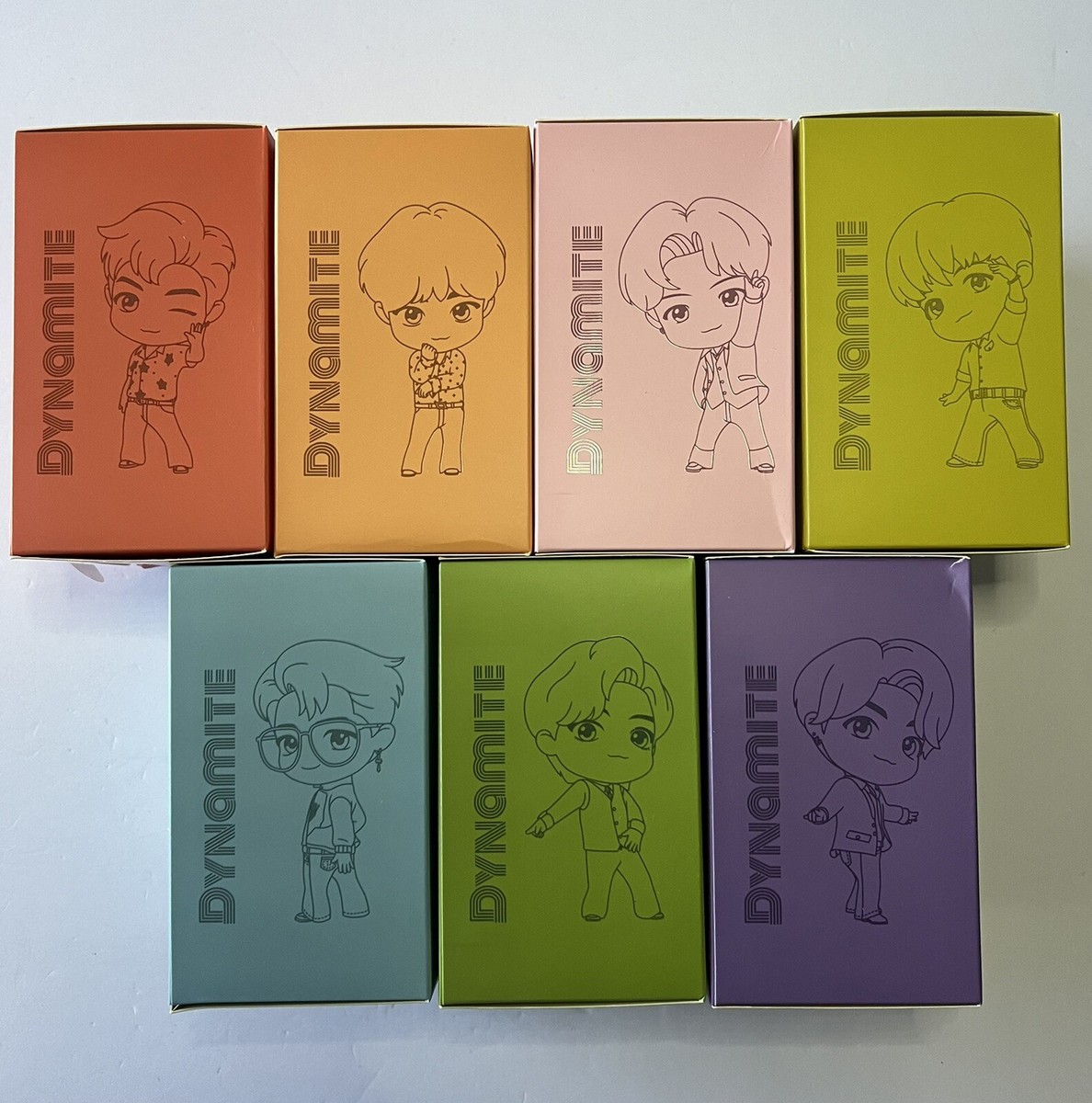 BTS Official TinyTan Dynamite Figures. All 7 Characters. *NEW* | eBay