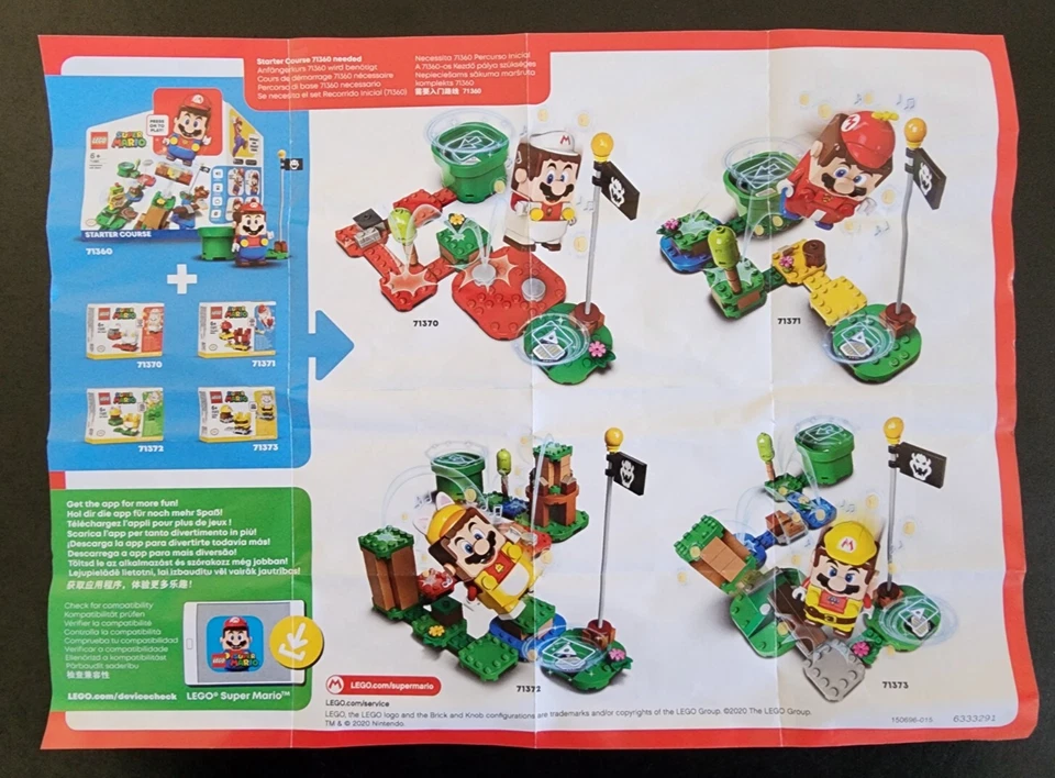 LEGO Super Mario Cat Mario Power Up Pack 71372 Used Complete Incl Leaflet - Image 4 of 4