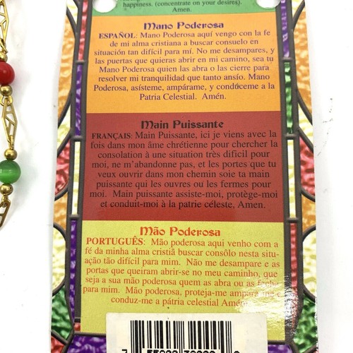Christian Catholic Jewelry POWERFUL HAND Bracelet Religious ~ New Old Stock - Picture 12 of 12