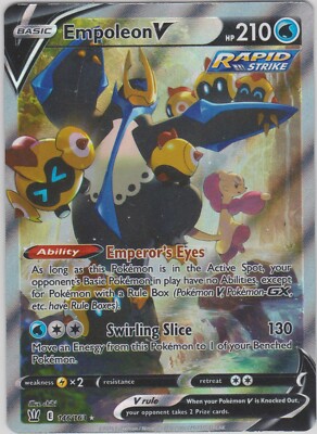 Pokemon TCG SS Battle Styles 146/163 Empoleon V Alternate Full Art Rare