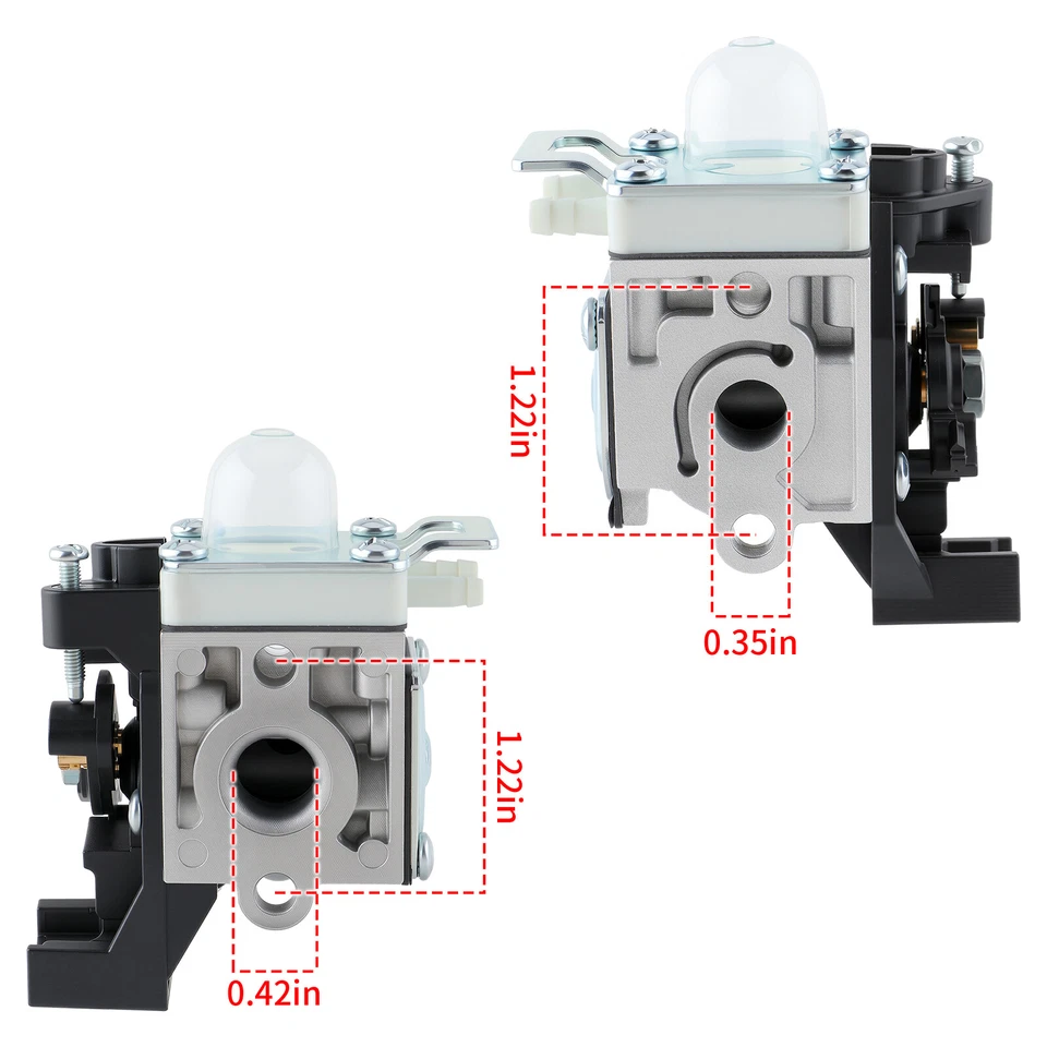 Línea de combustible de filtro de aire de carburador apta para Zama RB-K93 Echo SRM-225 GT-225 PAS-225 Foto 2 de 4
